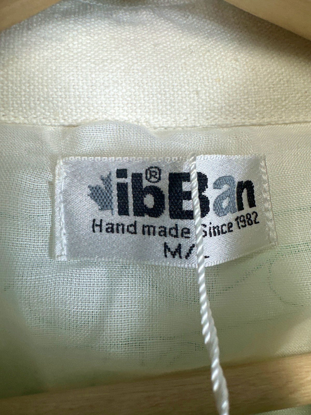 ibBan White Green Embroidered Jacket UK M/L