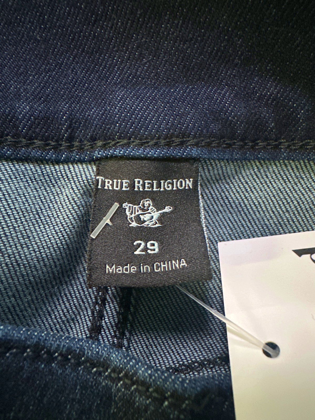 True Religion Blue Rocco No Flap Jeans UK 29W