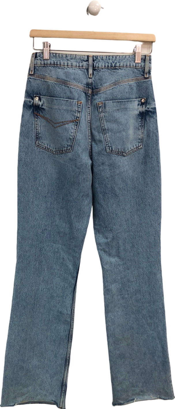 River Island Blue Distressed Jeans UK 6