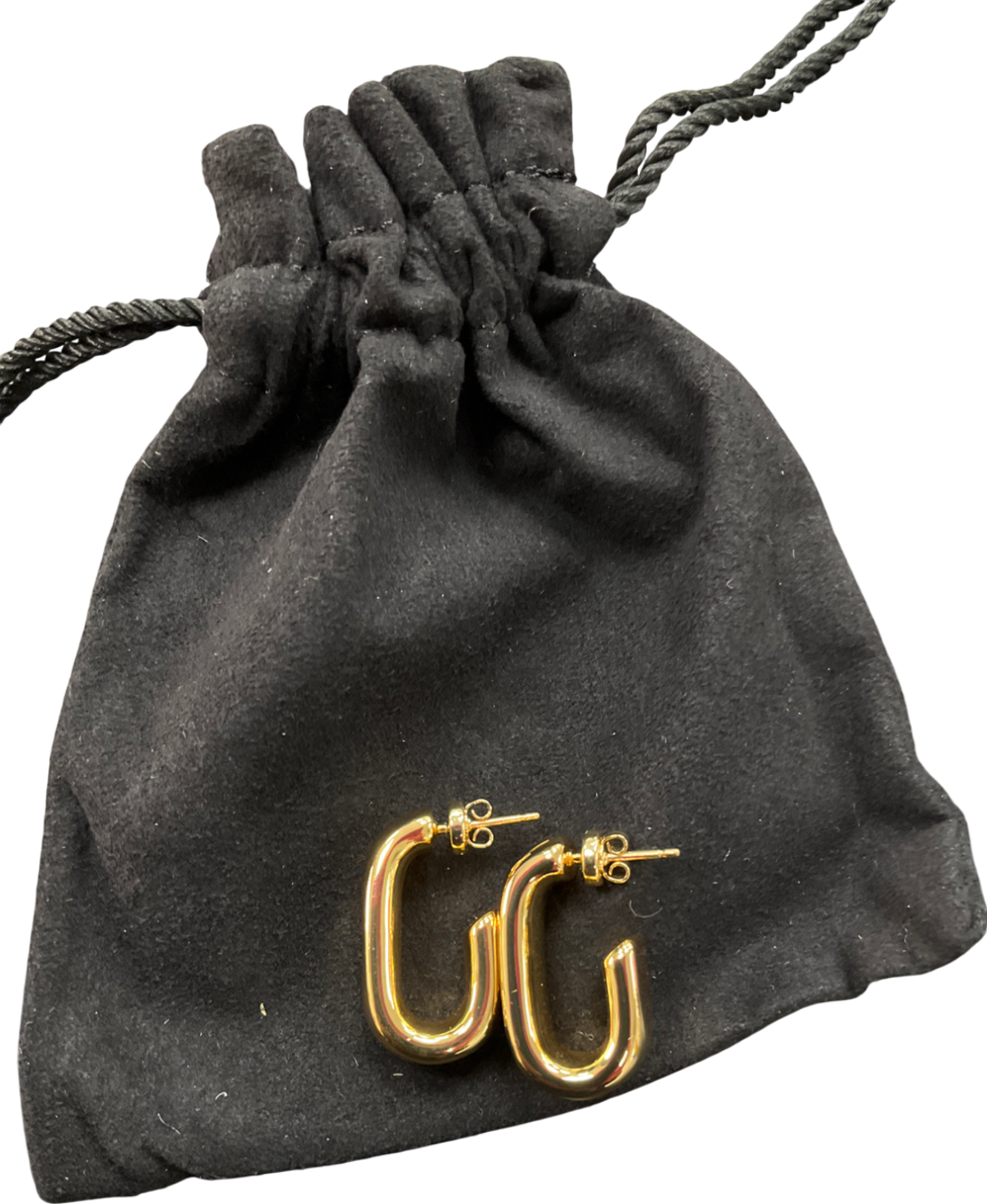 Anine Bing Metallic Chunky Ribbed 14k Gold-plated Earrings One Size