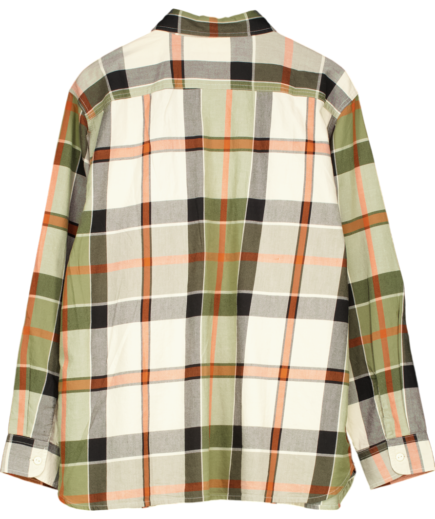 levis Green Plaid Worker Shirt UK L