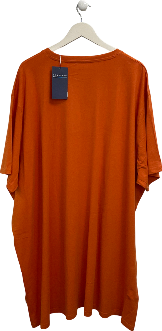 Badrhino Orange Big & Tall Core T Shirt UK XXXL