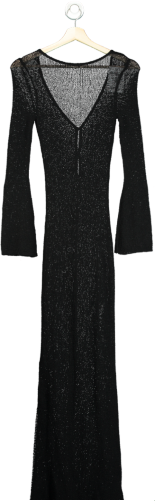 TALA Black Long Sleeve Maxi Dress XS