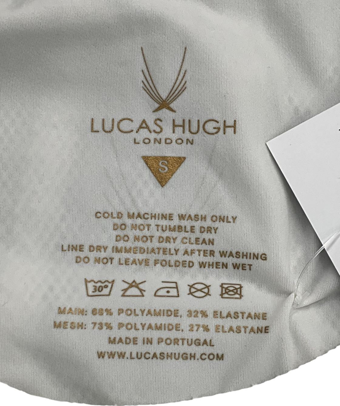 lucas hugh Cream Sheer Over Size Top UK S