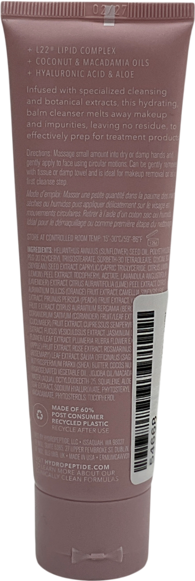 hydropeptide Makeup Melt Botanical Cleansing Balm 100ml