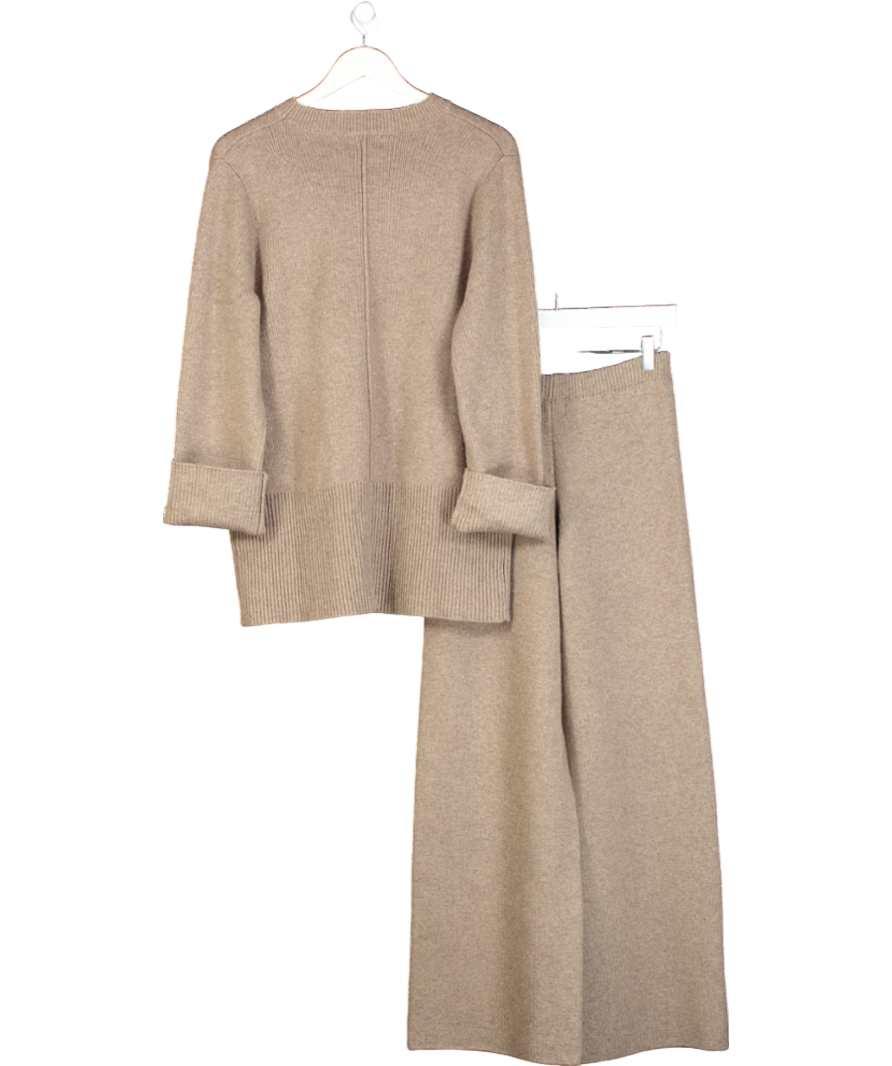 DISSH Brown Clemence Chocolate Marl Knit Jumper And Knit Pants UK XS
