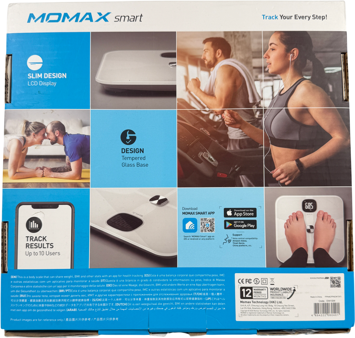 MOMAX Heaith Tracker Iot Body Scale