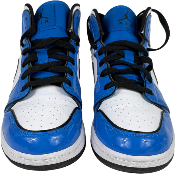 Nike Air Jordan 1 Mid Se Signal Blue Trainers UK 6 EU 39 👠