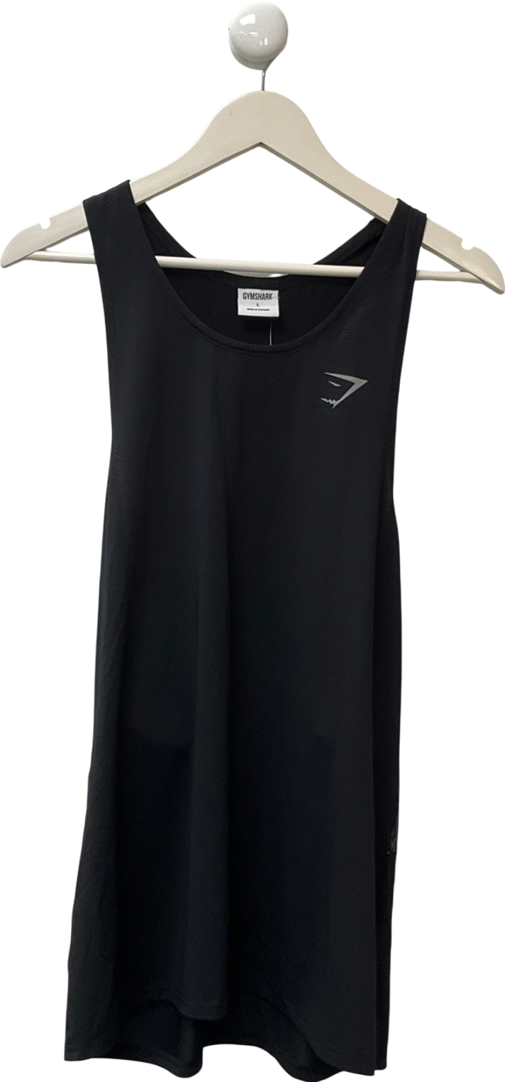 gymshark Black Tank Top UK L