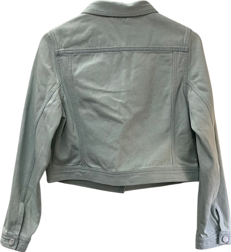 bravissimo Blue Cropped Denim Jacket UK 14