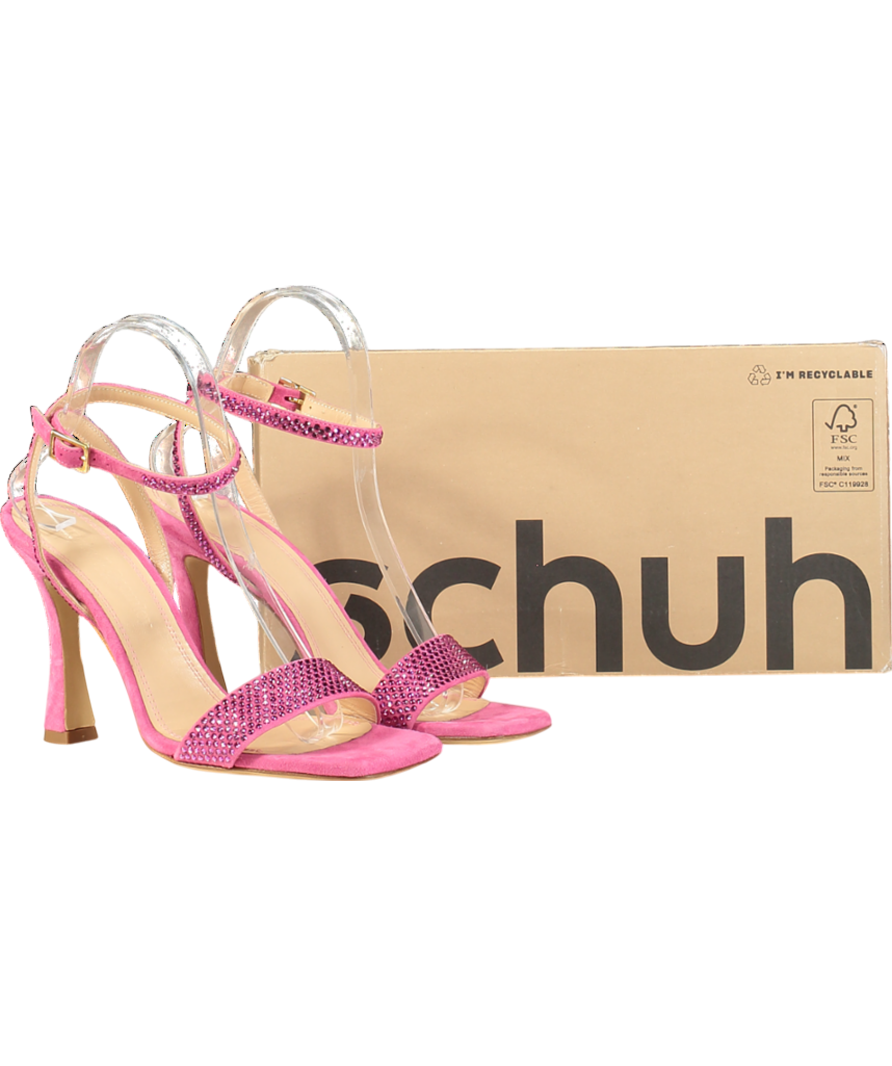 Russell & Bromley Pink Cosmo Strappy Heeled Suede Sandal UK 5 EU 38 👠