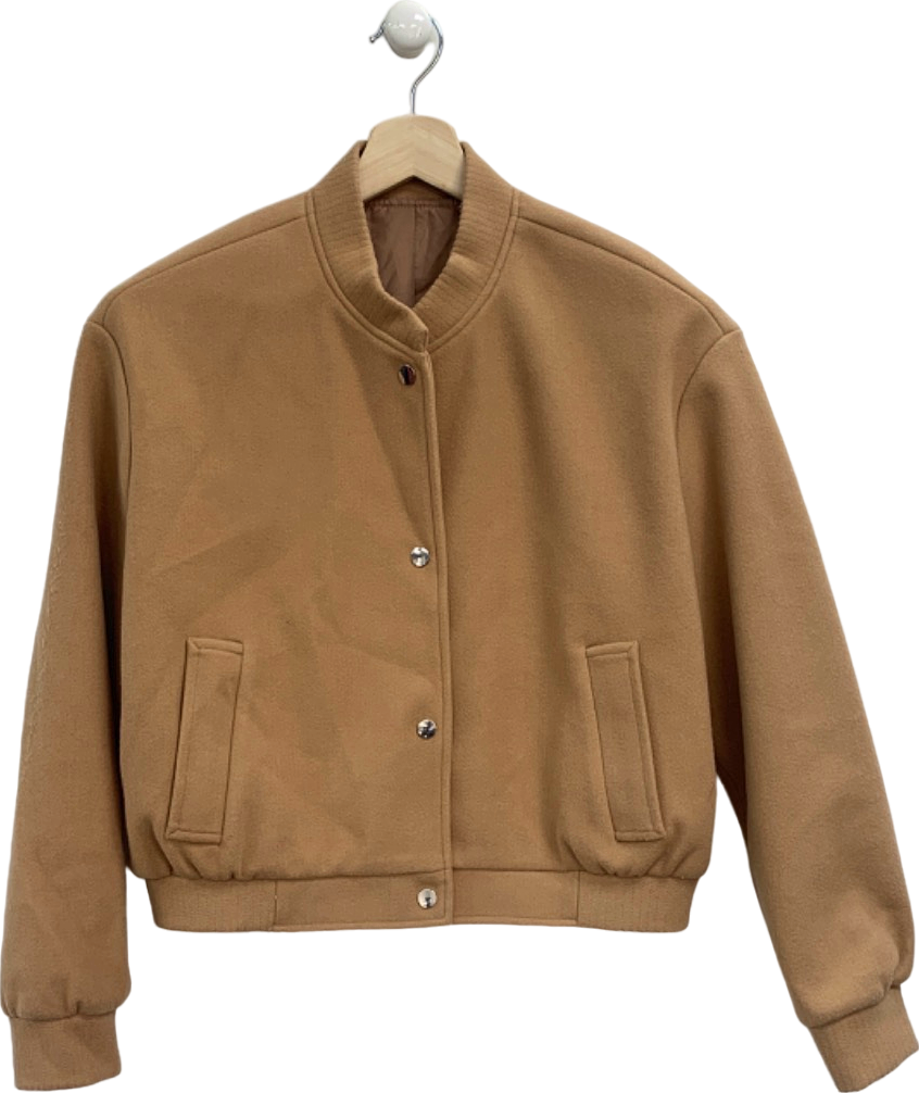 Brown Bomber Jacket UK S