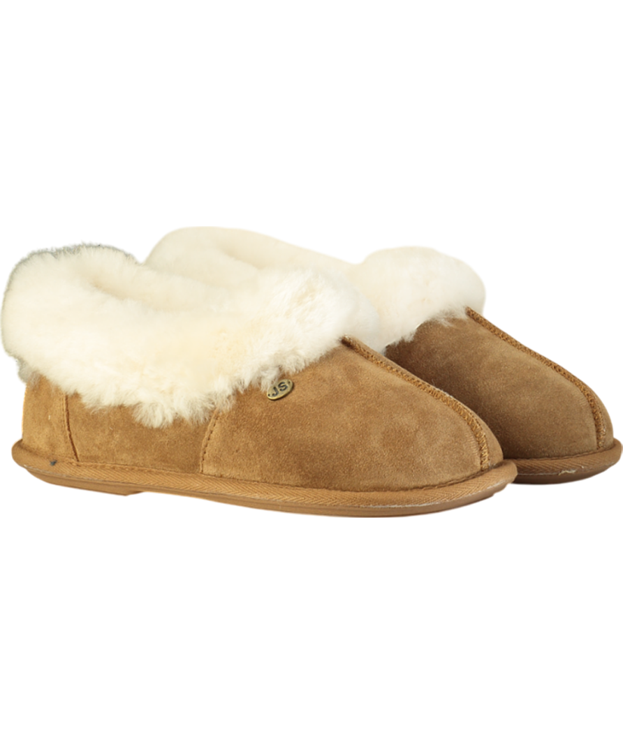 Just Sheepskin Brown Classic Sheepskin Slipper UK 7 EU 40 👠