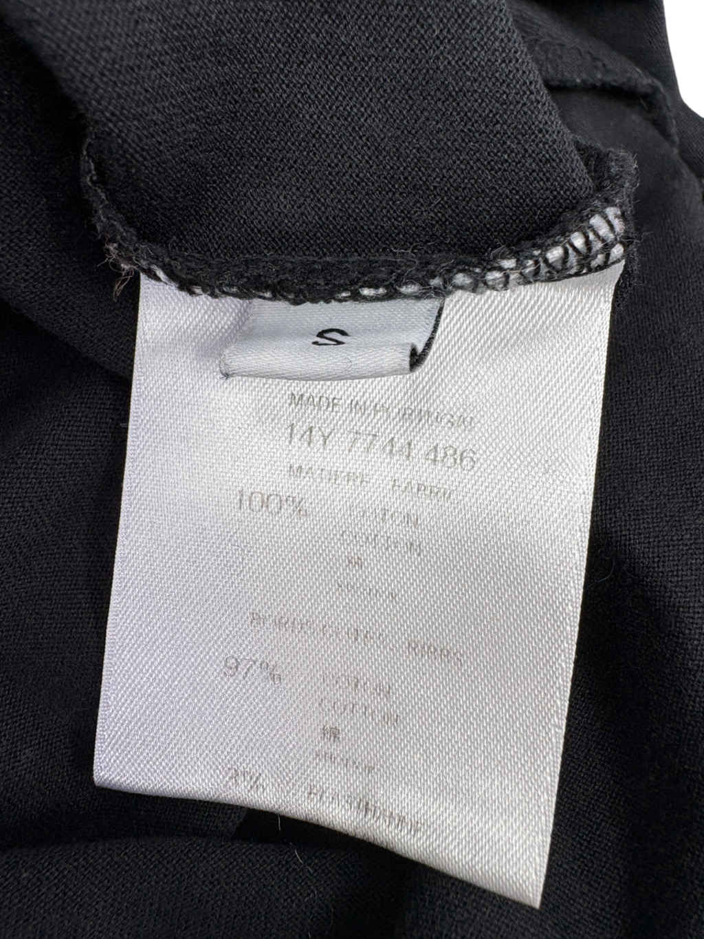 GIvenchy Black Virgin Mary Graphic Print T-shirt UK S