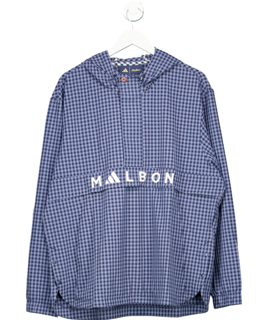 adidas Blue Adidas X Malbon 1/2-zip Anorak UK L