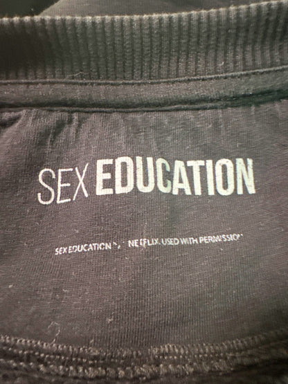 Sex Education Black Crewneck Sweatshirt UK L