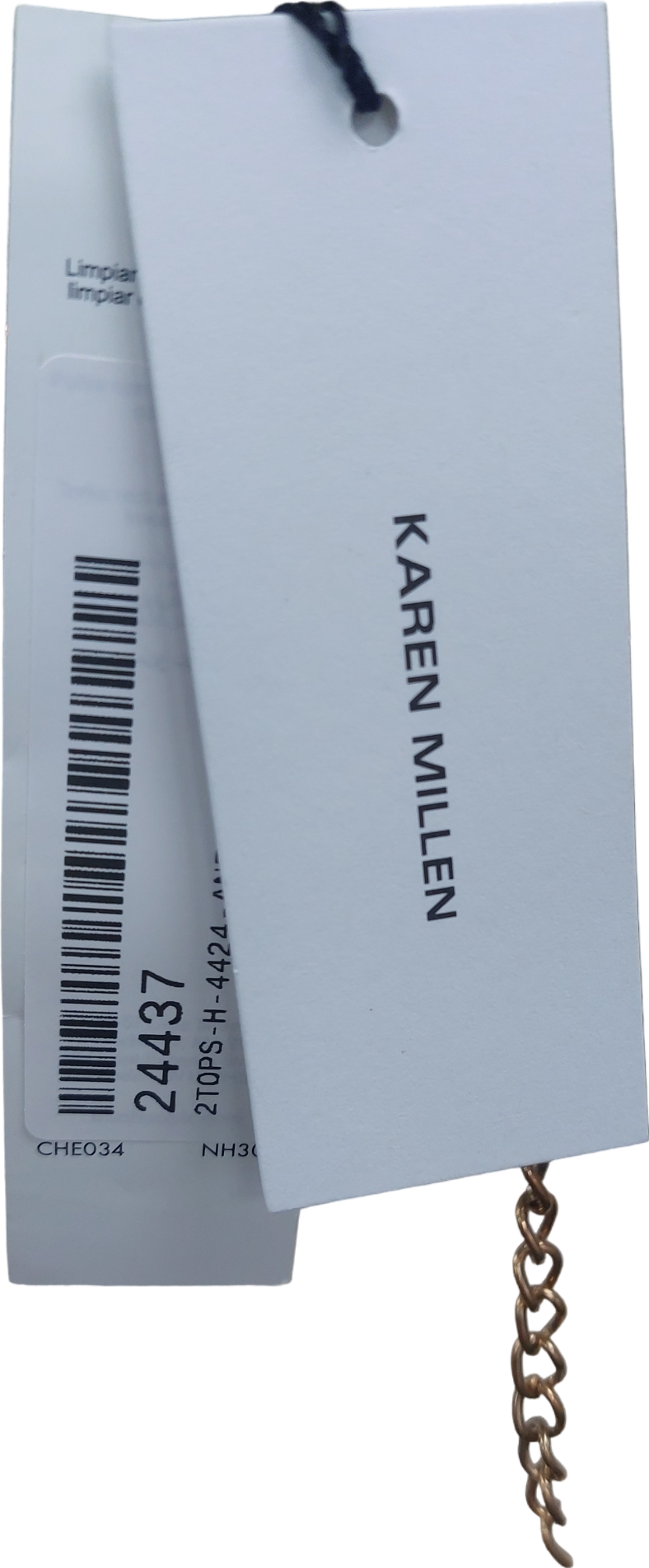 Karen Millen Mirrored Disc Halterneck Top