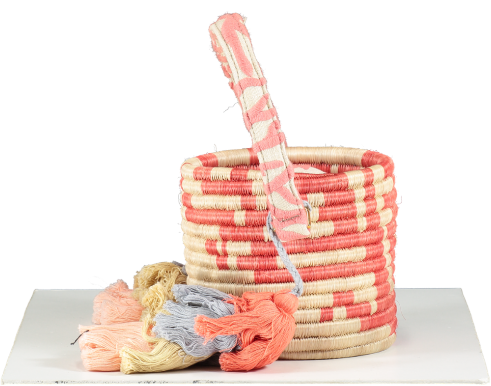 Maison Alma Orange X Pierre Fray Jungla Wrapped Bucket Bag