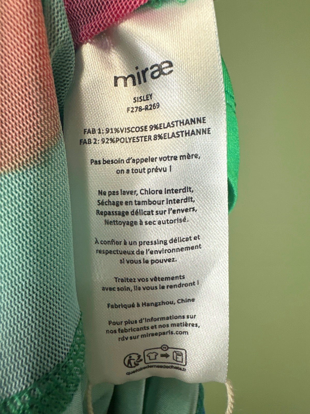 mirae Green Butterfly Asymmetric Dress UK 6