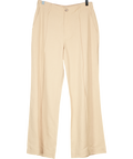 & Other Stories Beige Linen Blend Trousers UK 8