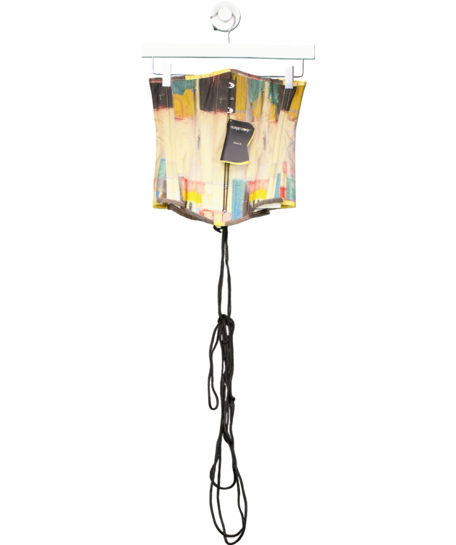 Corset Story Multicoloured Underbust Abstract Print Corset W24