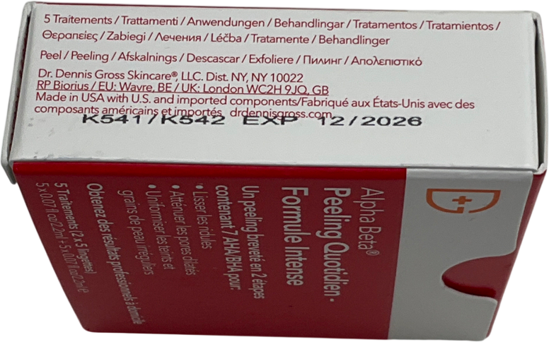 Dr Dennis Gross Skincare Alpha Beta Extra Strength Daily Peel (pack Of 5) 5 treatments