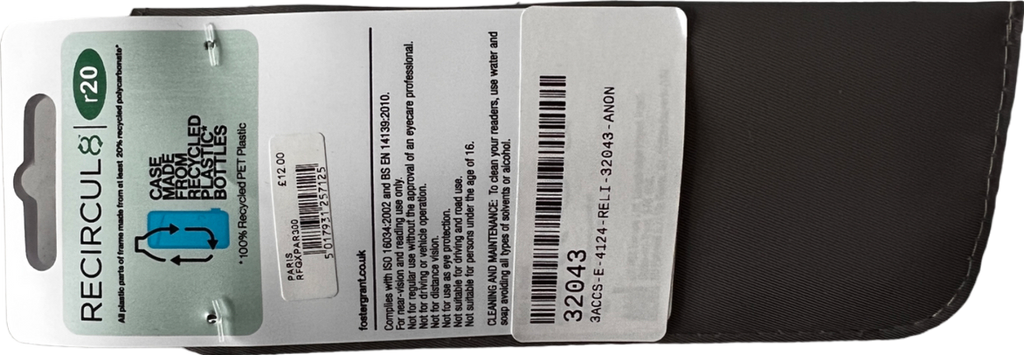 foster grant Paris Lenses Reading Glasses +3 Red