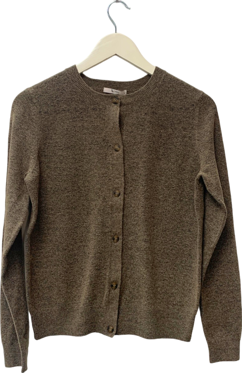 Tu Brown Cardigan UK 8