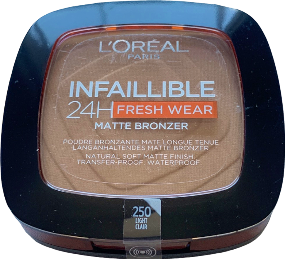 L'Oreal Infaillible 24H Fresh Wear Matte Bronzer 250 Light