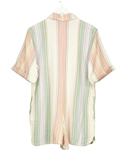 Free People Multicoloured Summer Heat Playsuit UK S