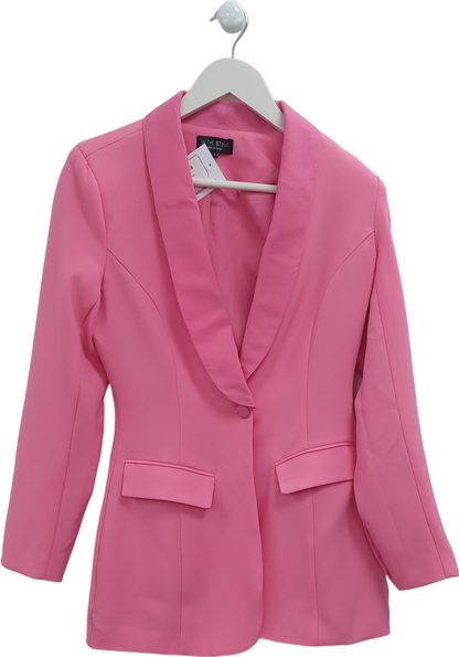 In The Style Pink Fitted Blazer UK 4