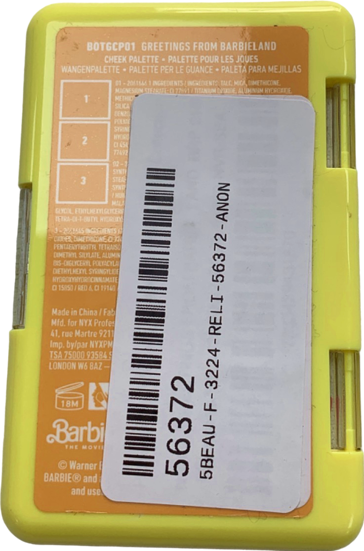 NYX Professional Makeup Greetings from Barbieland Cheek Palette 14.1g