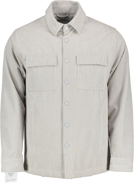 Bluemint Grey Chord Long Sleeve Shirt/jacket UK M