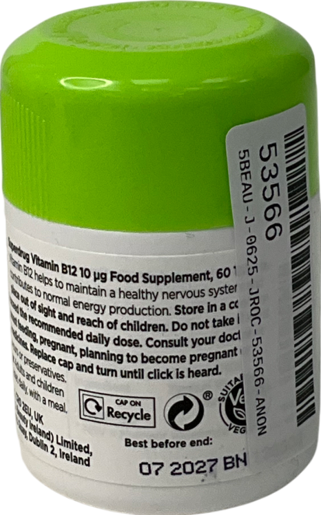 Superdrug Vitamin B12 Green 60 tablets