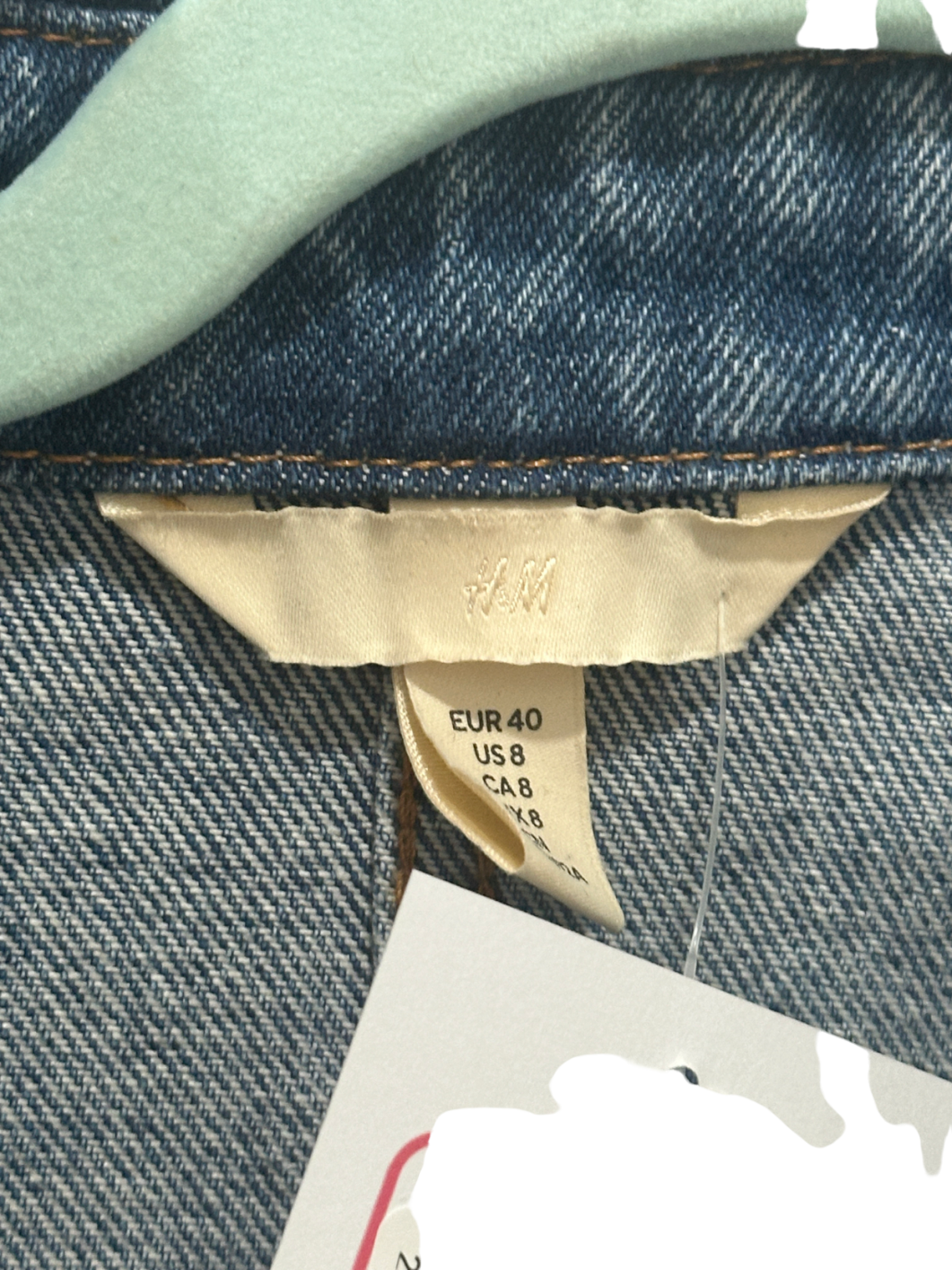 H&M Blue Denim Jacket EU 40