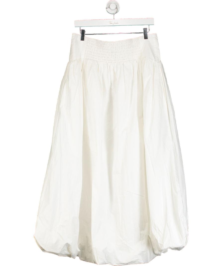 Urban Outfitters White Mindi Bubble Maxi Skirt UK XL
