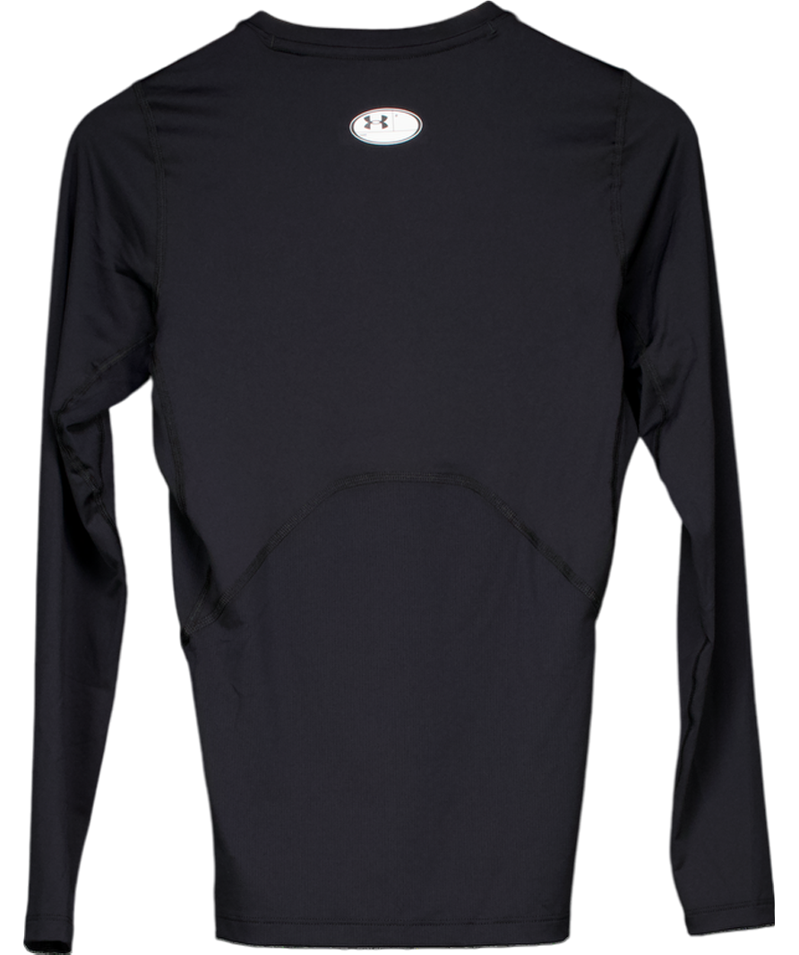 Under Armour Black Heatgear Long Sleeve Tee UK M