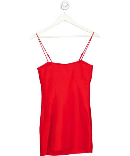 Super Real Red X Claudia Schiffer The Uta Silk Mini Dress UK XS