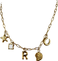 Abbott Lyon Charm Necklace Personalised Initial R