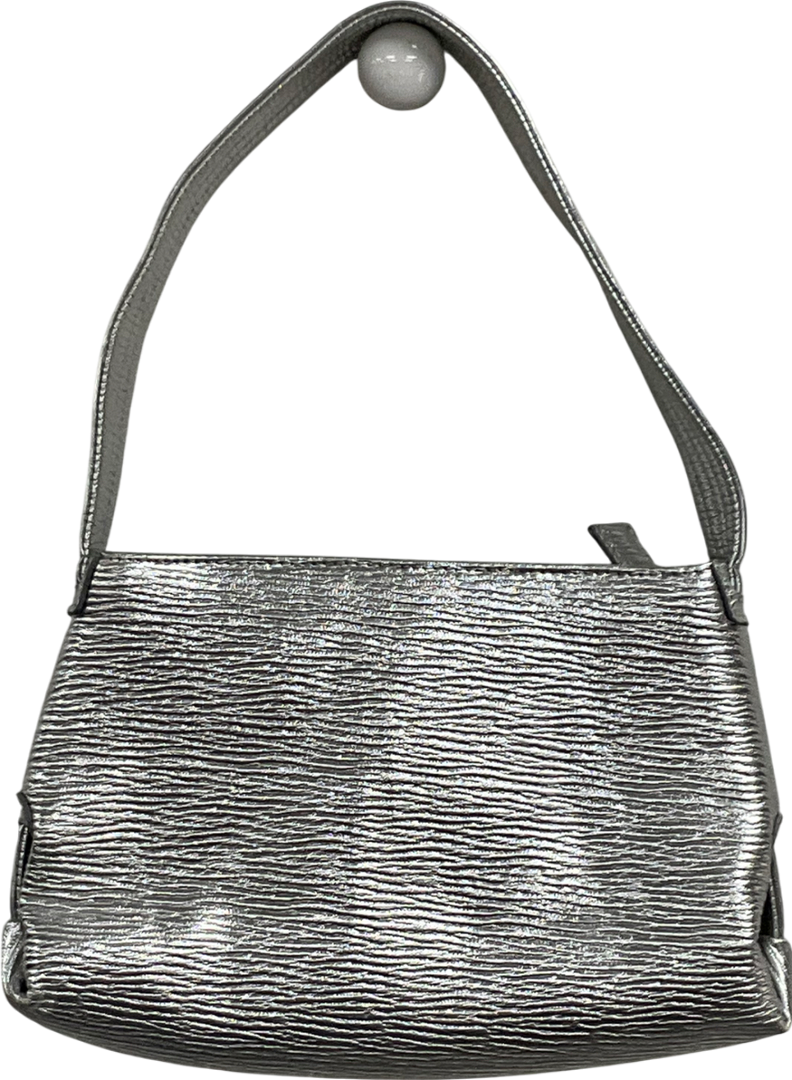 Hvisk Metallic Silver Shoulder Bag