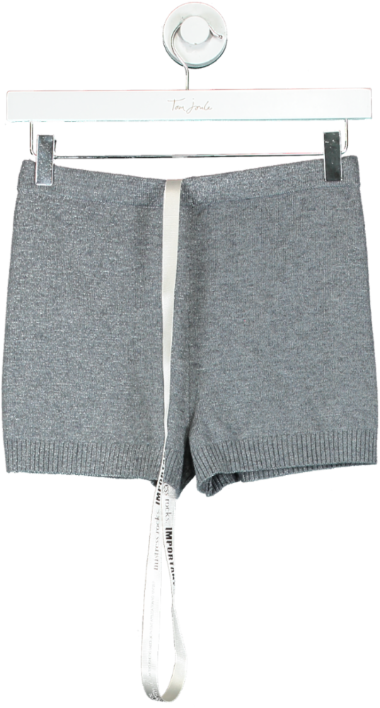 Mistress Rocks Grey Knit Shorts UK S