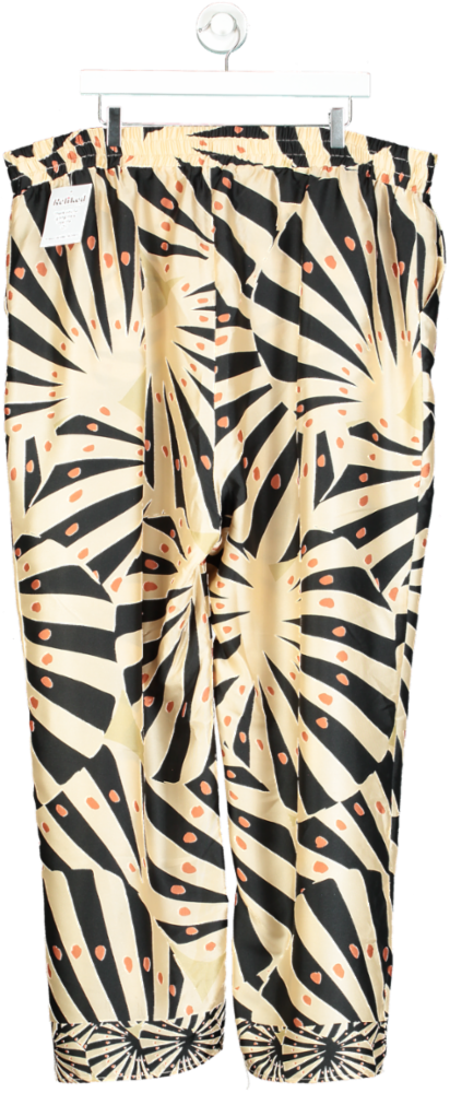 River Island Multi-Coloured Patterned Trousers UK 24