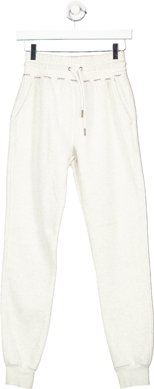 Lounge White Joggers XS