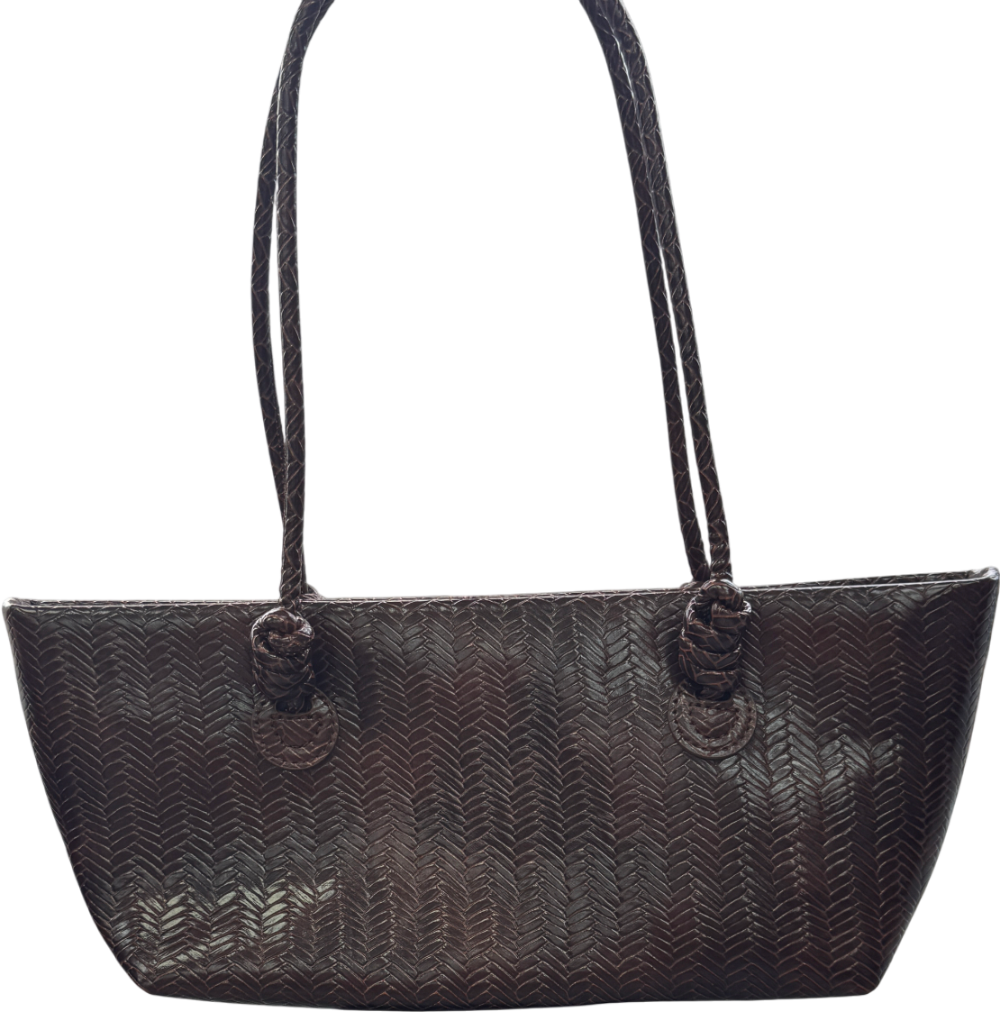 Pull & Bear Brown Woven Shoulder Bag One Size