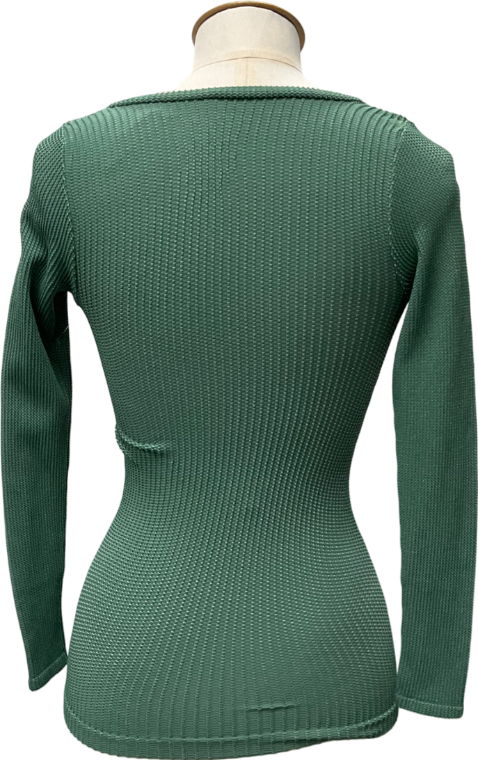 Free People Green Clean Slate Seamless Layering top  UK XS/S
