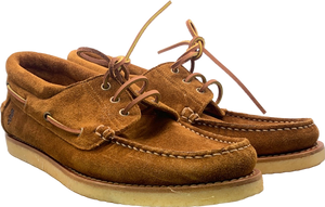 Velasca Milano x Alfa Romeo Tan Suede Boat Shoes  UK 9.5/10