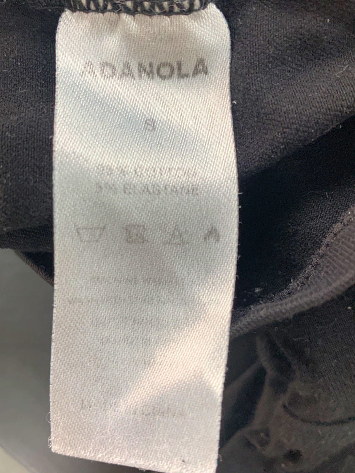 Adanola Black Long Sleeve Top UK S