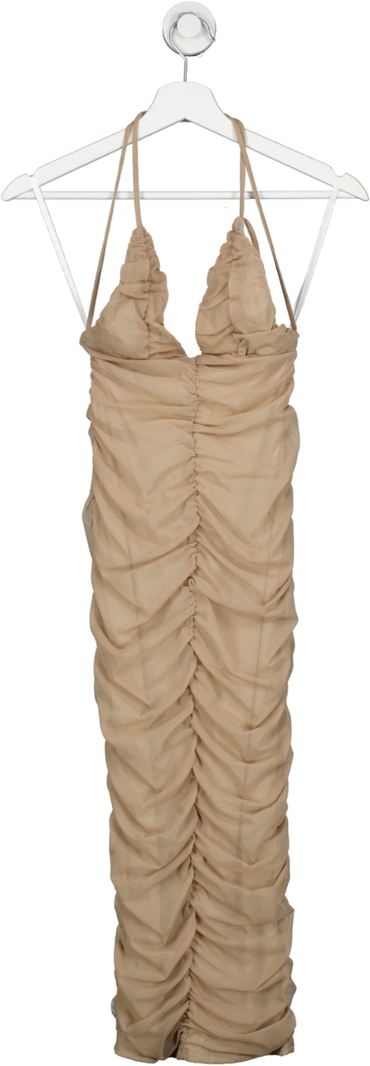 REVOLVE Nude Michael Costello Fiji Midi Dress UK XS