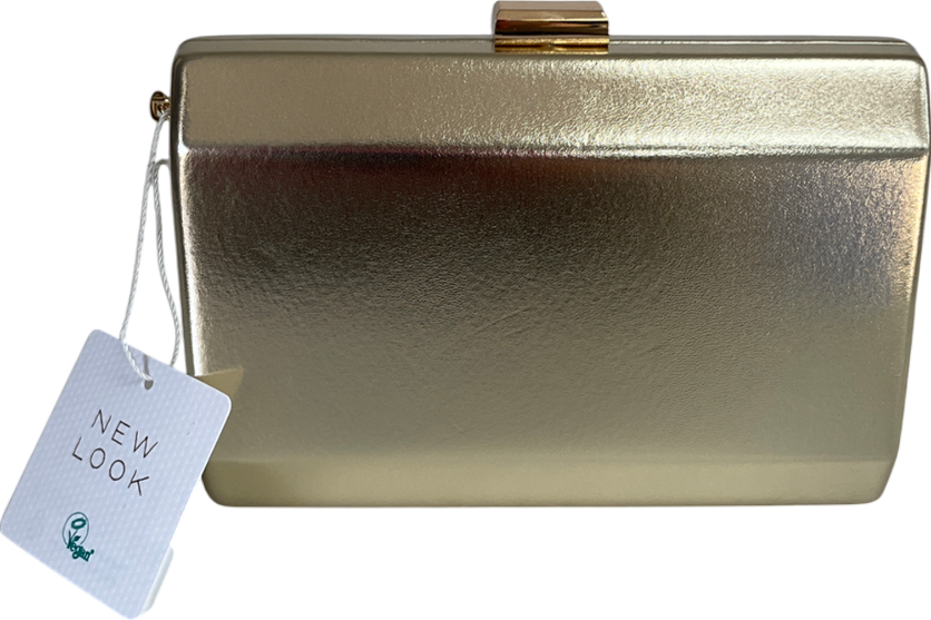 New Look Metallic Block Charles Clutch One Size