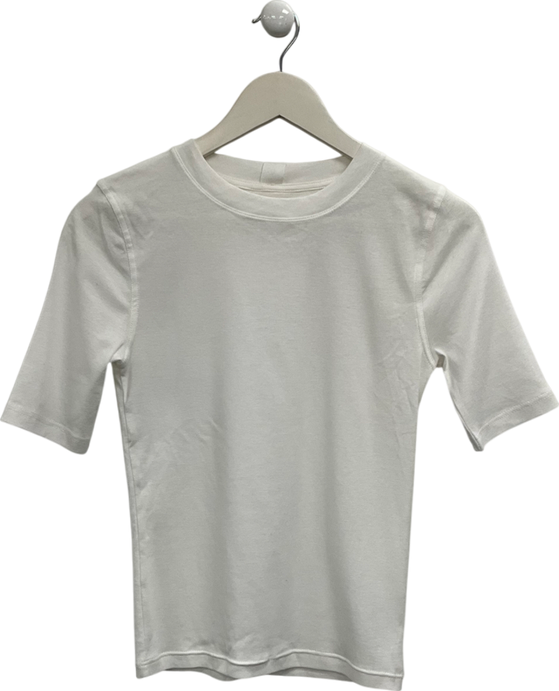 River Island White Relaxed T-shirt UK 8